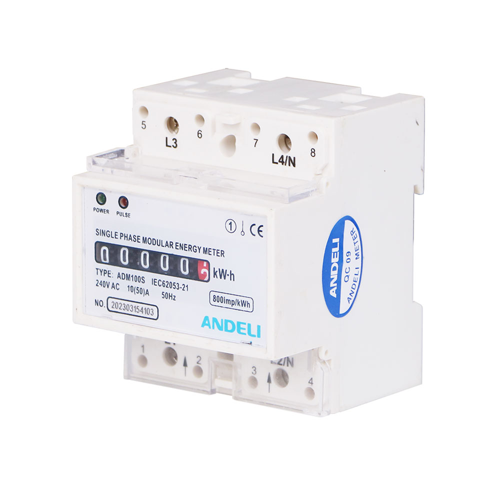 ADM100S DIN-Rail Single Phase Electronic Meter