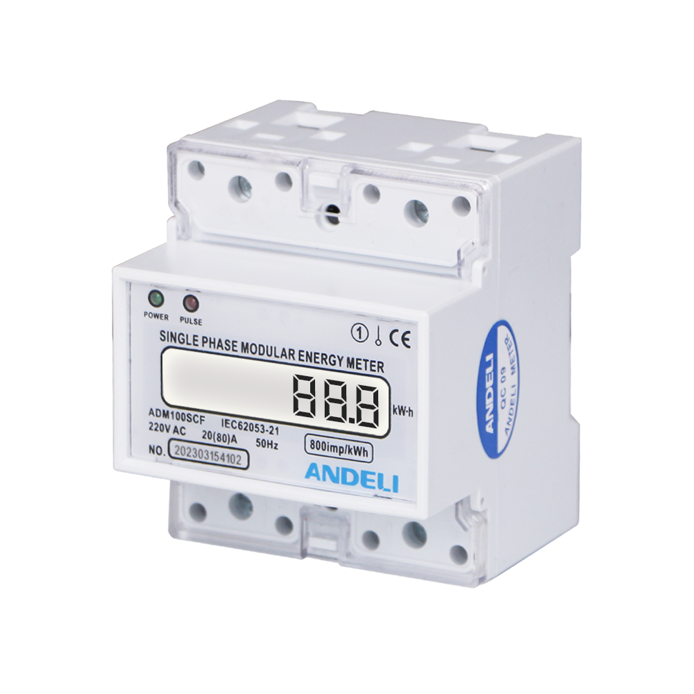 ADM100SCF Single Phase Electronic Multi-Rate Din-Rail Active Energy Meter